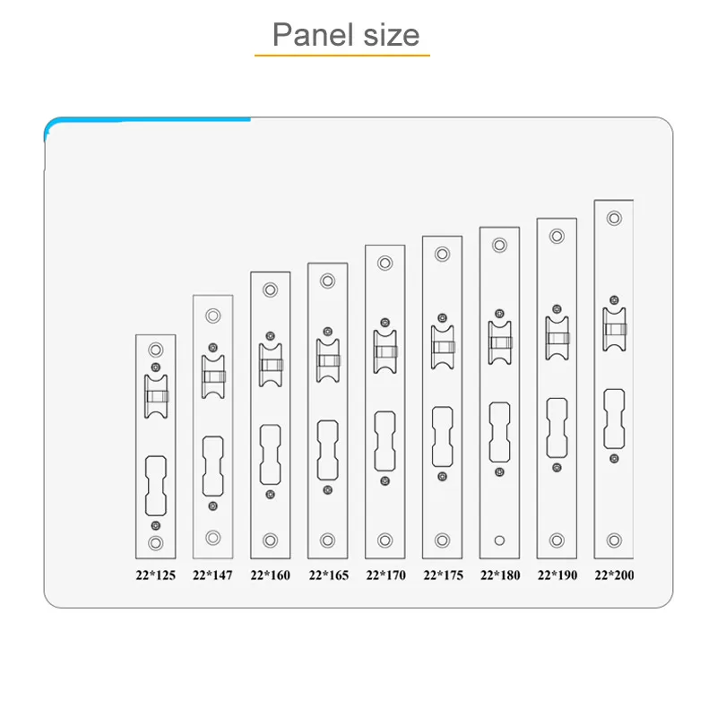 5050 mortise lock body ,For many door lock , Stainless steel panel,  Anti-theft bolt , mute , lift handle to lock down to open