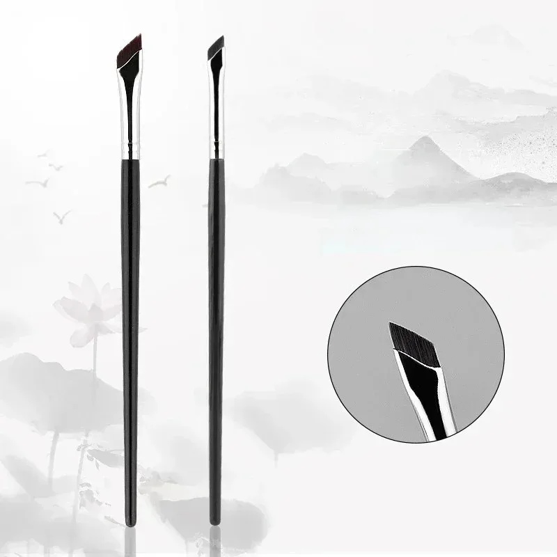 1/2/4/6/8/10/16 ชิ้นอัพเกรดใบมีดแปรงอายไลเนอร์ Ultra Thin Fine มุมแบนแปรงคิ้ว Liner Brow Place แปรงแต่งหน้า