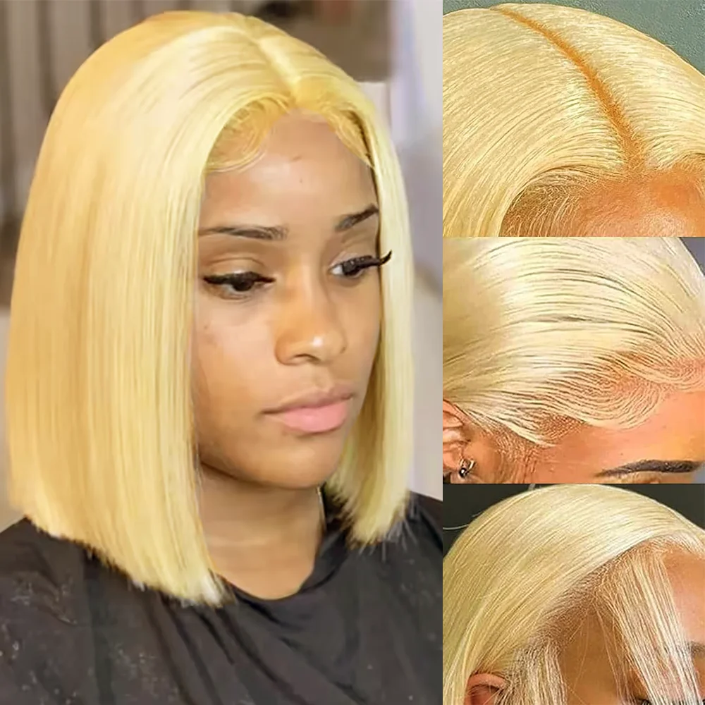 Short Bob Wigs Blon…