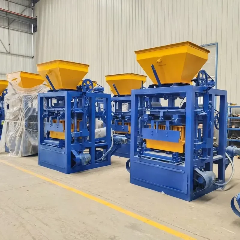 QT4-26 Paving Block Making Machine with PLC Control System Gearbox & Bearing Concrete Block Production Line