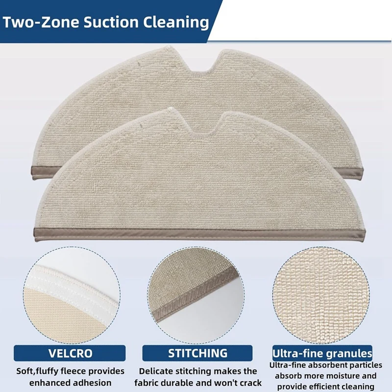 Kit d'accessoires pour robot aspirateur Roborock, brosse latérale principale, tampons de vadrouille, sacs à poussière, Q8 Max, Q8 Max, Q5 Pro, 23 pièces