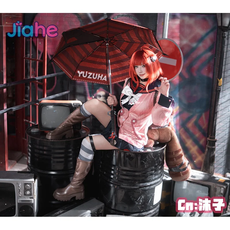 Ukinami Yuzuha Zenless Zone Zero Cosplay Costume Sweater skirt backpack doll socks props Halloween sweet women complete set