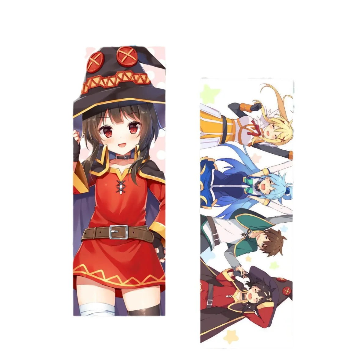 20×6.7CM Laser Satou Kazuma Artistic Bookmark Megumin Simulated Premium School Supplies Aesthetic Office Items Birthday Hobby