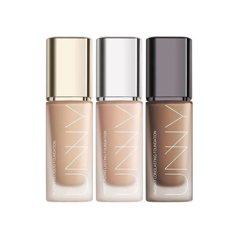 Unny Langanhaltende Foundation & BB Cream, Nicht-verblassend, Transferfest, Aufbaubare Abdeckung für Trockene, Ölige & Mischhaut 30g
