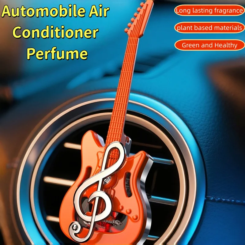 

Car Perfume Guitar Air Outlet Clip Aromatherapy Decorations Durable Essential Oil Fragrance Deodorant Car Outlet Accessories