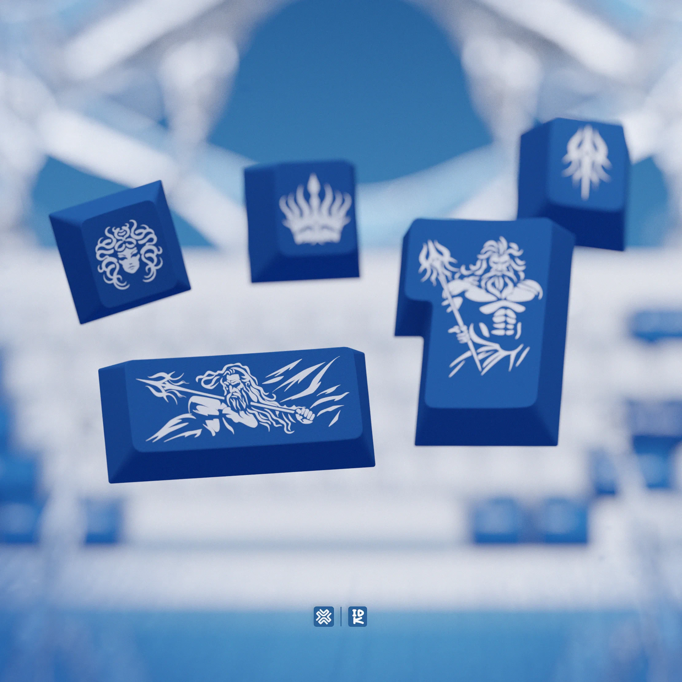 Poseidon Sublimation Keycaps