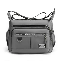 2024 Men's Messenger Bag Crossbody Shoulder Bags Men Small Sling Pack For Work Business Waterproof Oxford Packs Satchel Purse