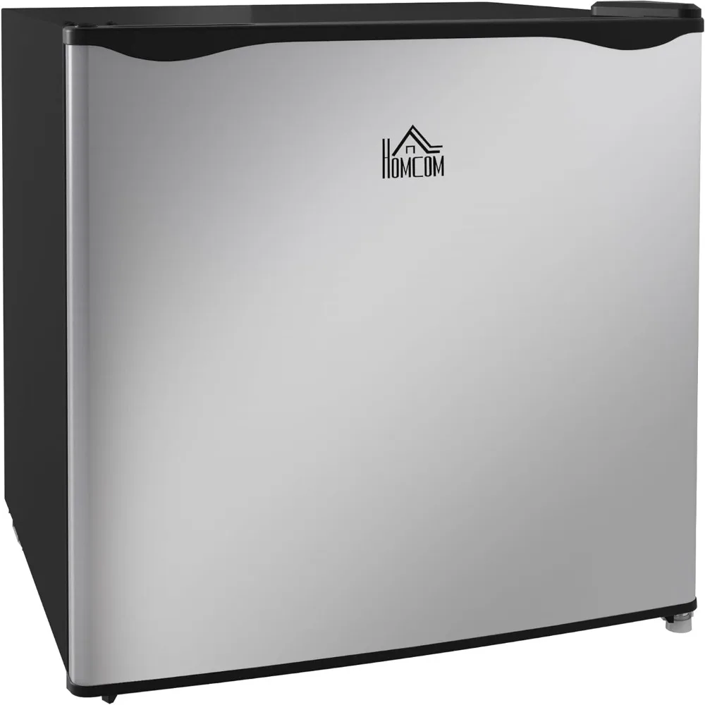 1.1 Cu.Ft Mini Fridge, Compact Upright Freezer with Removable Shelves, Reversible Door for Home, Dorm, Apartment