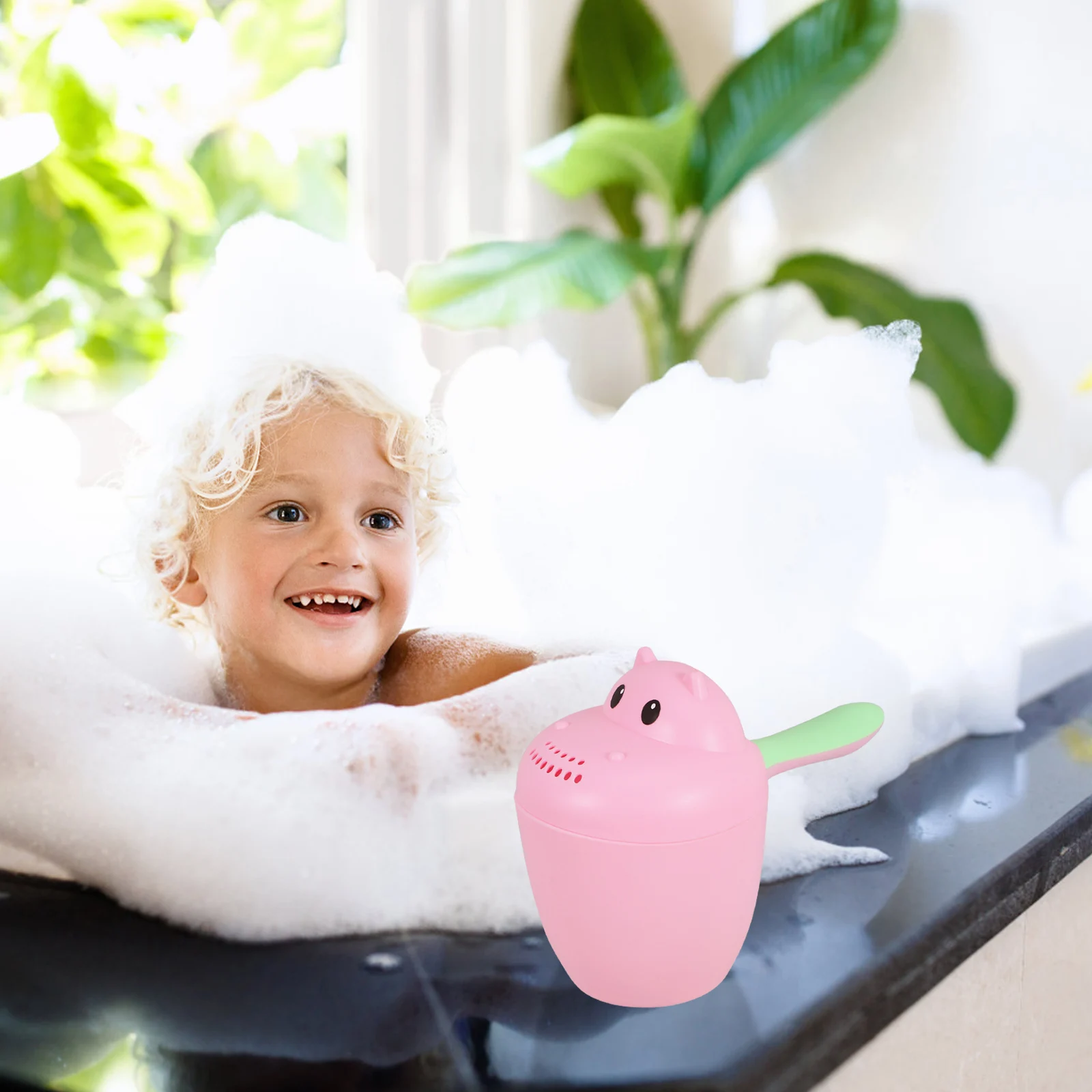 

Baby Shampoo Rinse Cup Bath Mug Kids Rinser Toddler Wash Hair Shower Supplies Large Size Fun Bath Time