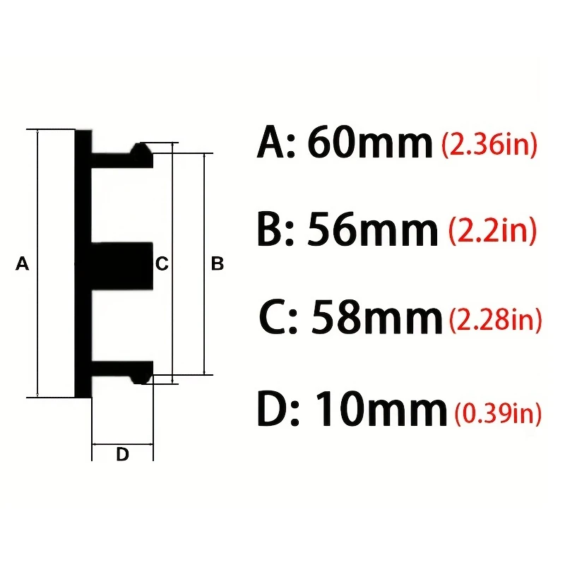 54mm/60mm 4Pcs Car Wheel Center Hub Cap Rim Cover For Mini Cooper Countryman Clubman F56 R55 R56 R60 F55 F60 Auto Accessories