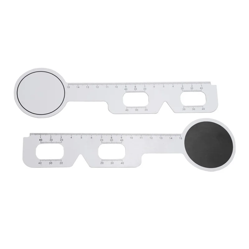 10pcs Optometry Elastic PD Ruler With Occluder Pupil Bendable Pupil Distance Measurer Pupilometer PDR02