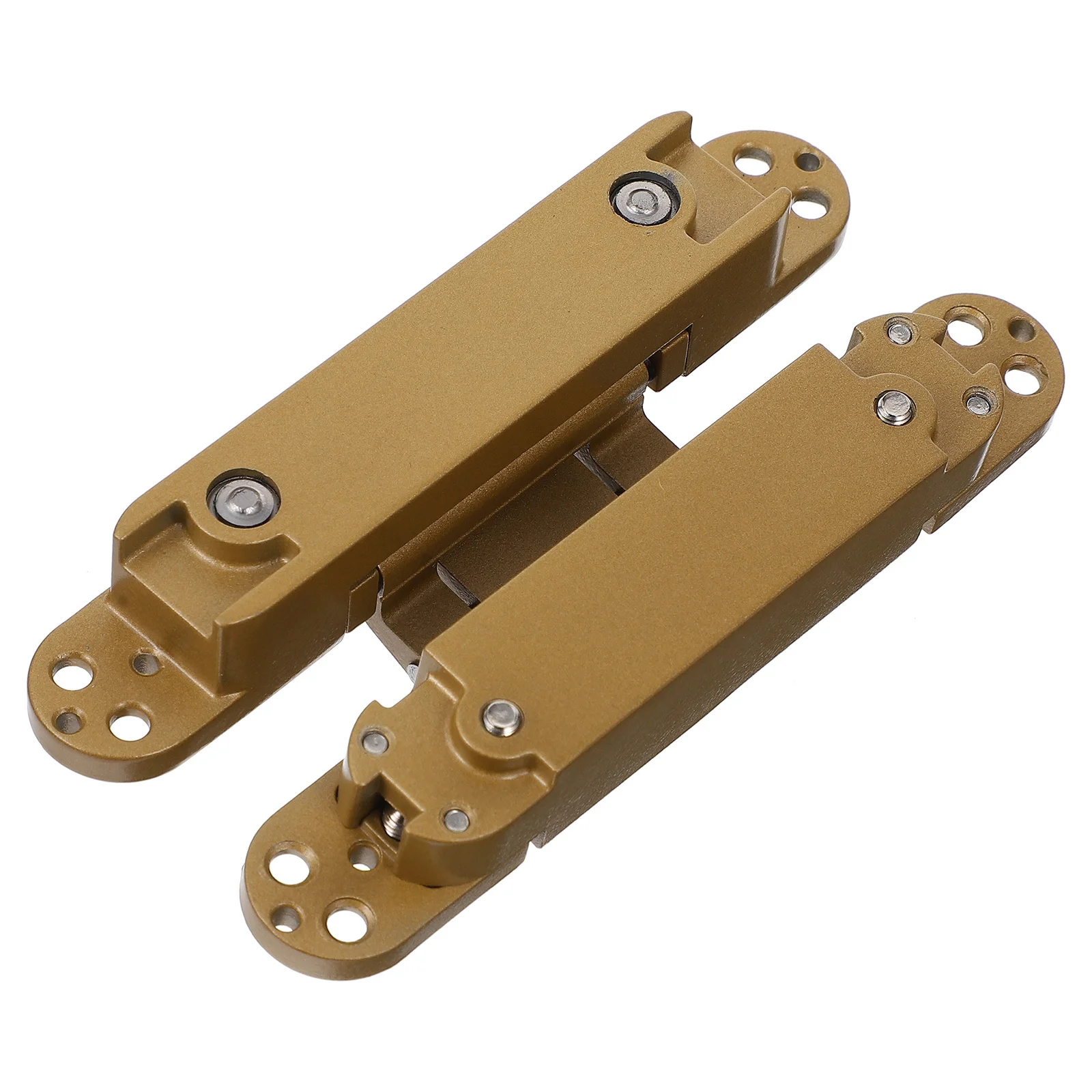 

180 Degree Hidden Door Adjustable 40Kg Load 3D 3Mm Invisible Concealed Metal Hinge No Screw Holes For Left Right Doors Furniture