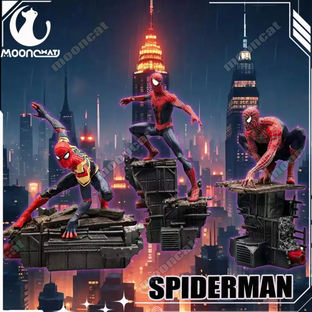 

23cm Spider Man Figure Spiderman Anime Figurine Pvc Model Collection Statue Desk Decoration Dolls Children Toys Halloween Gifts