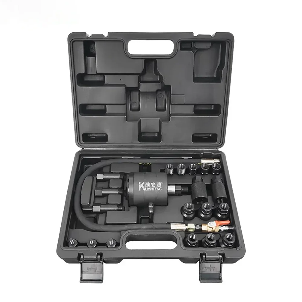 

21PCS/SET Common Rail Diesel Engine Injector Pneumatic Puller Hammer Disassembly Pneumatic Disassembly Puller Combination Tool