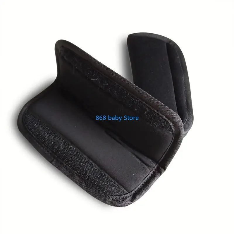 29EE Strap Cover for Baby Stroller & Pushchair Shoulder Pads Covers 2PCS for Mostly Brand Infant Stroller Car for Seat Belt