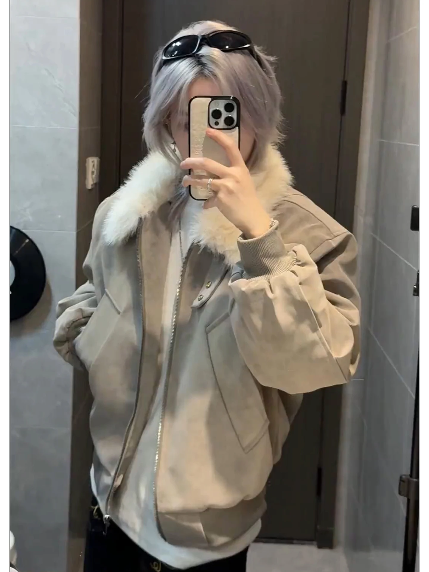 

Мужская зимняя куртка American Style: утепленное хлопковое пальто с меховым воротником, на молнии, повседневный стиль