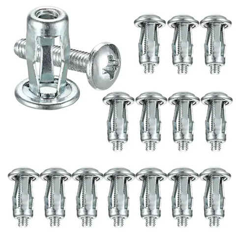 Лепестковые винтовые домкраты, винтовые дюбели, лепестковые дюбели для штор, лепестковые заклёпки, болты-фиксаторы, настенные крепления для досок топ 8 кнопка якоря - №3