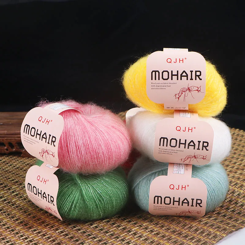 10pcs Mohair yarn Crochet Cheap Baby Wool Yarn For knitting Sweater DIY Weaving Scarves And Sweater Yarns Hand-Knitting Thread