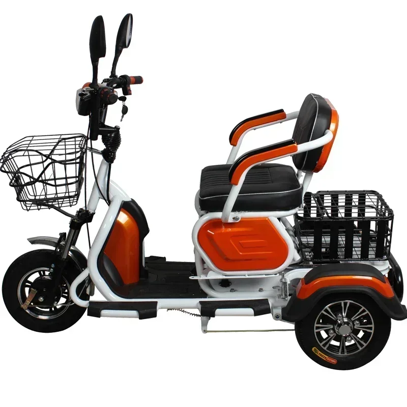 Electric tricycle to pick up and drop off children, adult househol, new old people, old people and women, three-wheeled battery