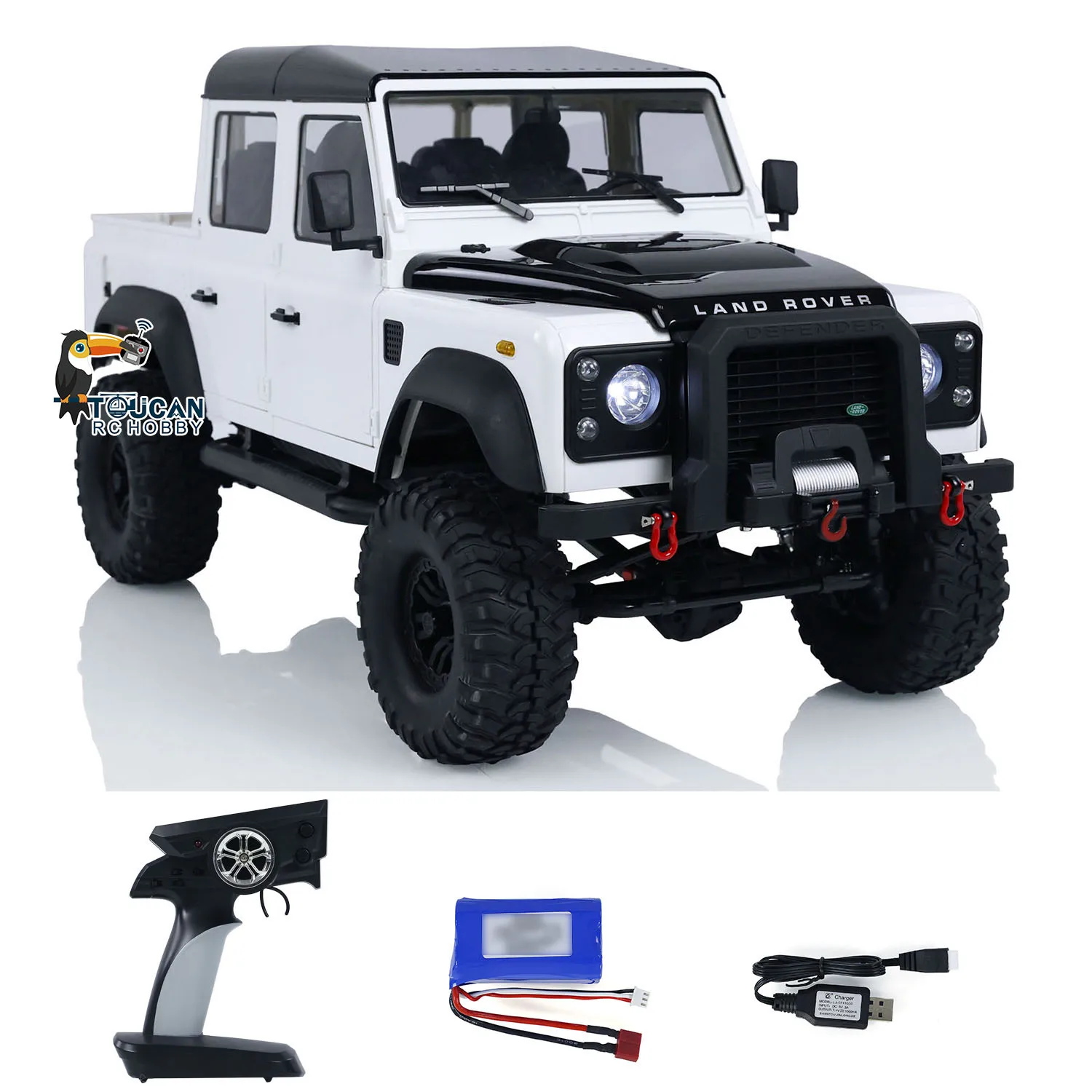 Double E 1/8 4x4 D110 samochód terenowy RC Pickup 4WD E102-003 sterowanie radiowe samochód samochód Rock clawler zdalnie sterowany wykończony zabawki modele RTR dla chłopca