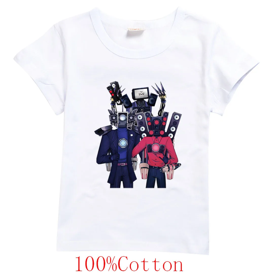 

Skibidi Toilet Kids Cartoon Tees Game Speakerman Boss Titan TV Man Printed T Shirt Shirt Children Summer Clothes Tee Boys Top