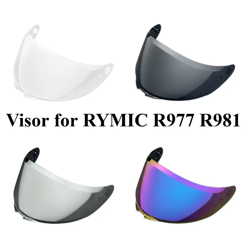 Visor for RYMIC R977 R981 Helmet Lens Anti Fog High Impact Protection UV Cut Durable High Strength Viseira Capacete Accessories