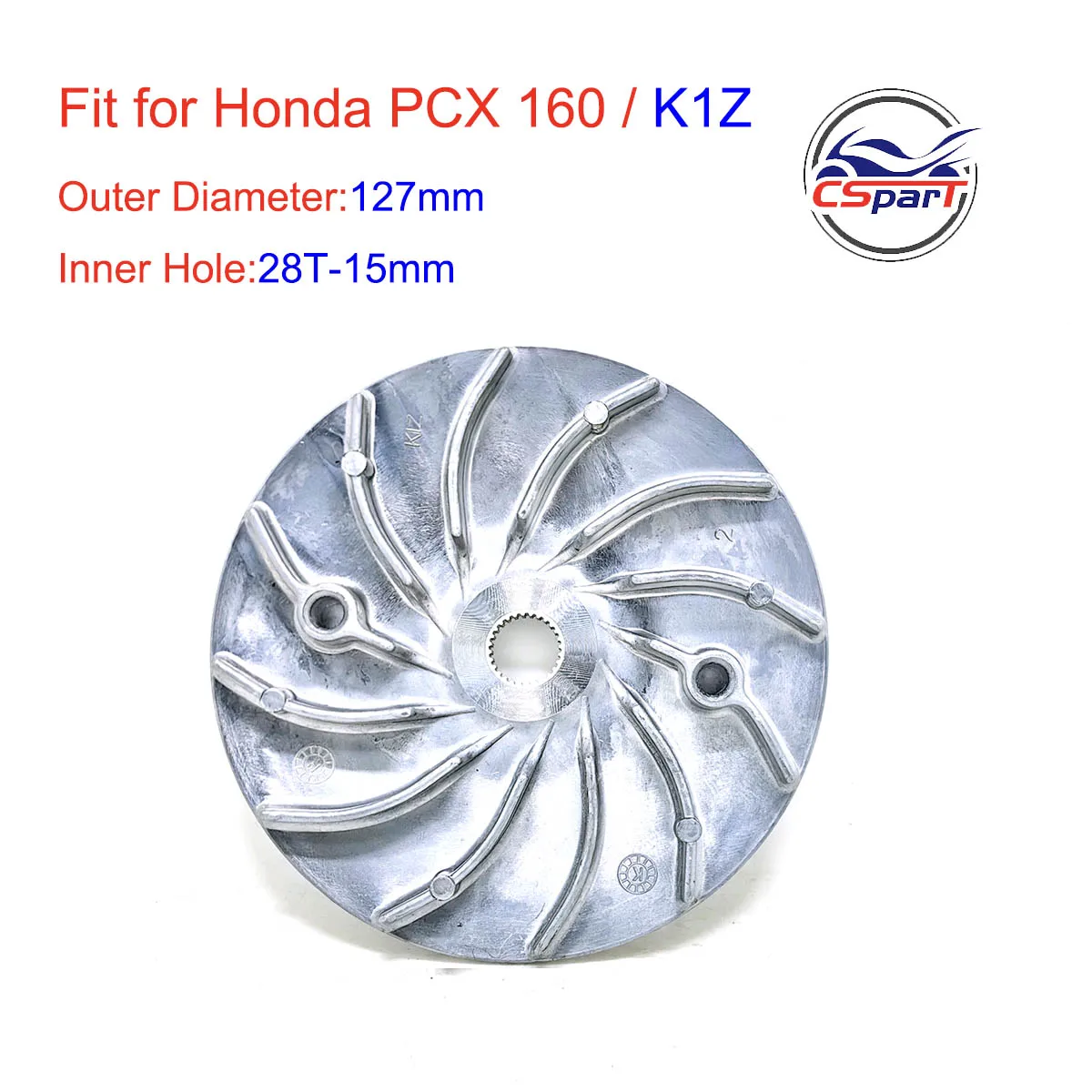 Wentylator wariatora 28 T do Honda PCX 125 150 160 PCX150 PCX125 PCX160 KZR K97 K1Z — zdjęcie 5