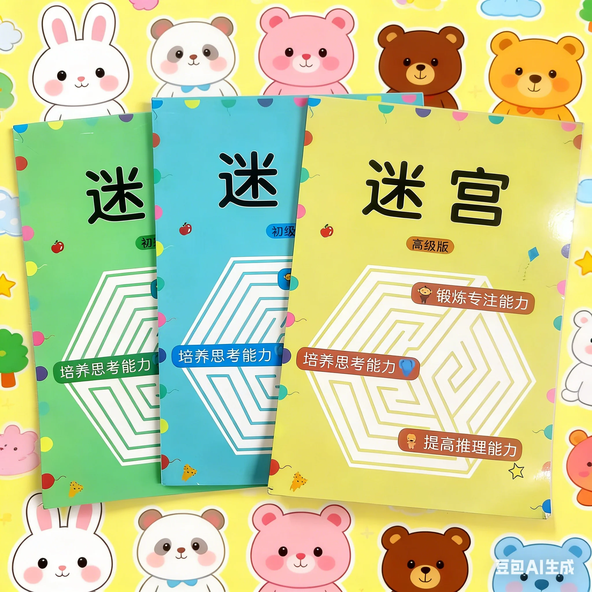 

Maze Training Book, Used to Improve Concentration, a Puzzle Game Designed to Enhance Students' Thinking and Attention