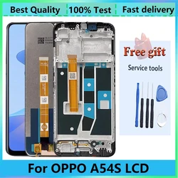 Original LCD Display With Frame Touch Screen For  Mobile Phone OPPO A54S CPH2273 Panel Digitizer Assembly Spare Repair  Parts