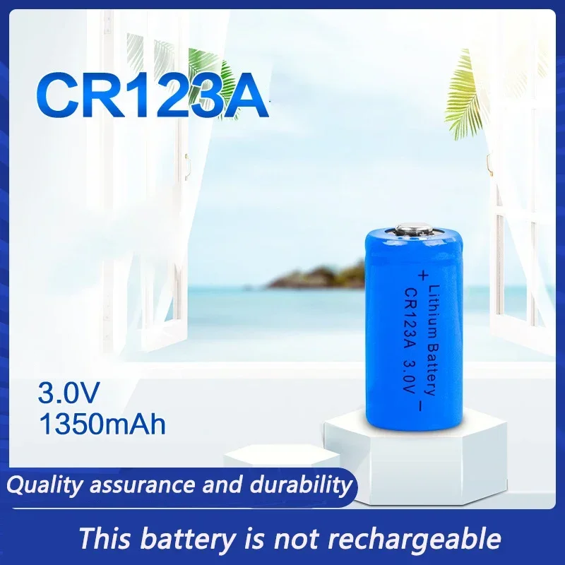 CR123A 3V 1300mah CR123A non-rechargeable disposable battery cell for GPS security system camera medical equipment