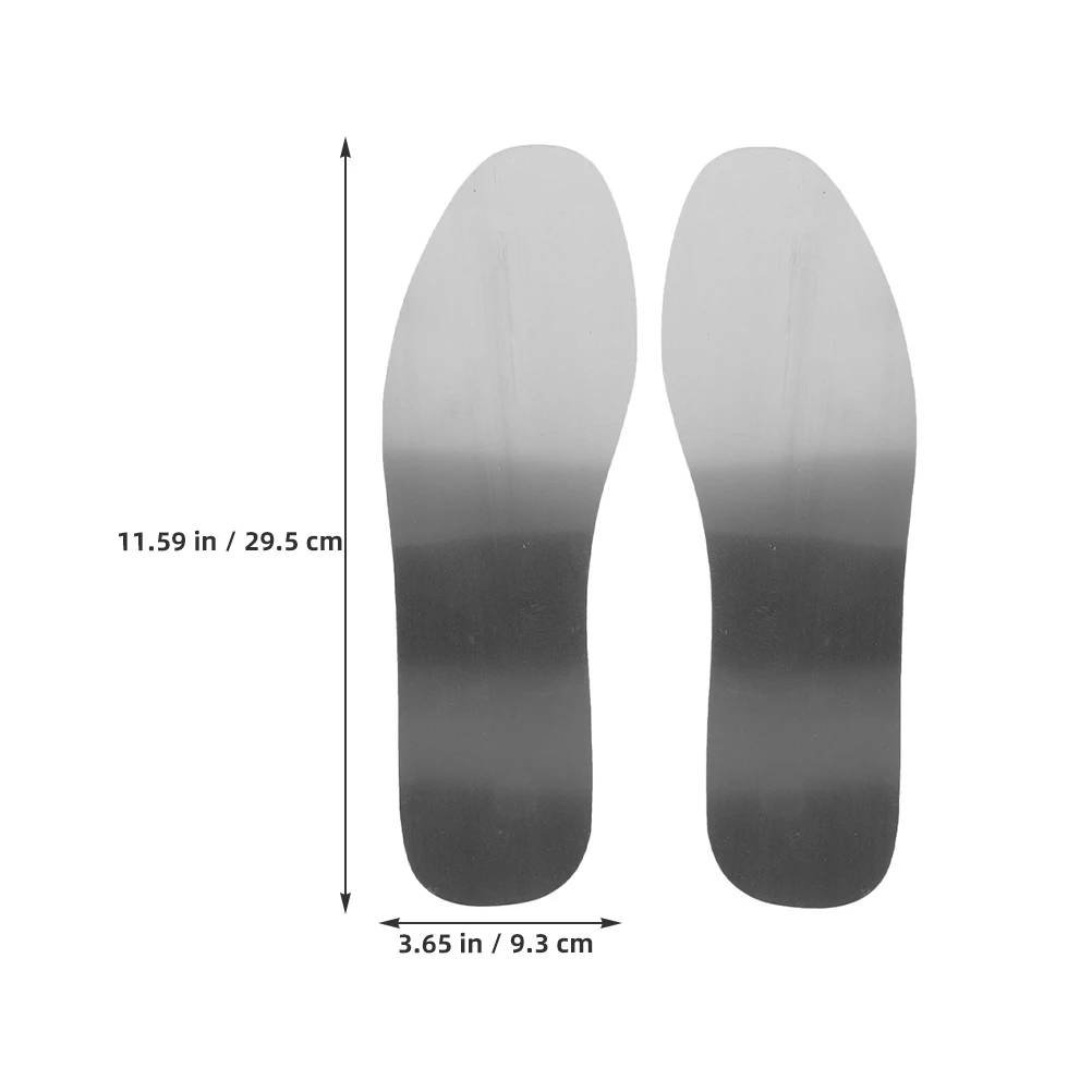 

Anti-nail Insoles Stainless Steel Puncture Proof Inserts Silver Size 44 Regular Shoes Work Boot Outdoor Hiking Men Shoe