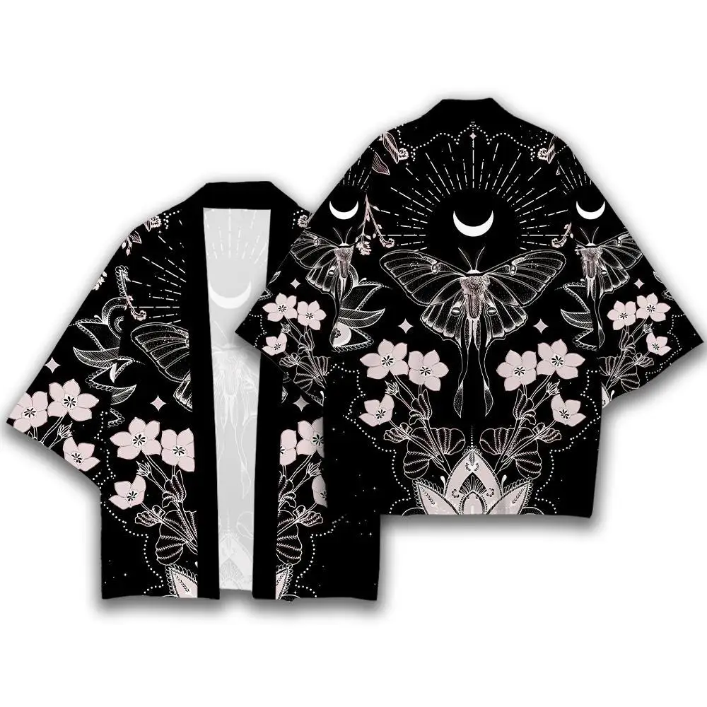 كيمونو رجالي ياباني بنمط الرافعة ، سترة هاوري ، يوكاتا ، توبات ساموراي عتيقة ، ملابس رجالية كبيرة الحجم ، كاجوال ، صيف ، شاطئ ، هاراجاكو #3