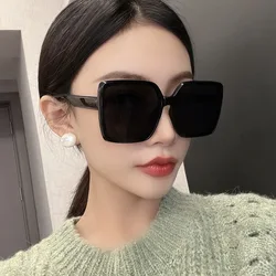 Korean Style Women Sunglasses Fashion Big Frame Square Shape Women's Glasses New Fashion Designer Sunglasses Woman