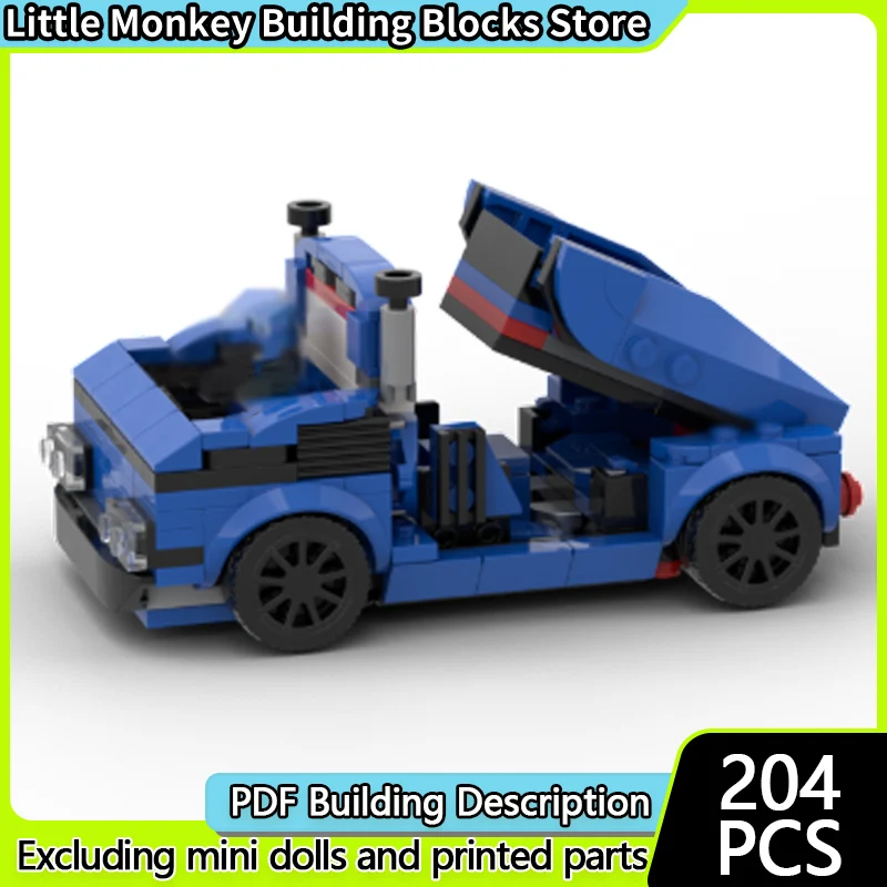 

Speed Racing Car Model MOC Building Bricks Classic Tipper Truck Modular Technology Children Holiday Gifts Assemble Toys Suit
