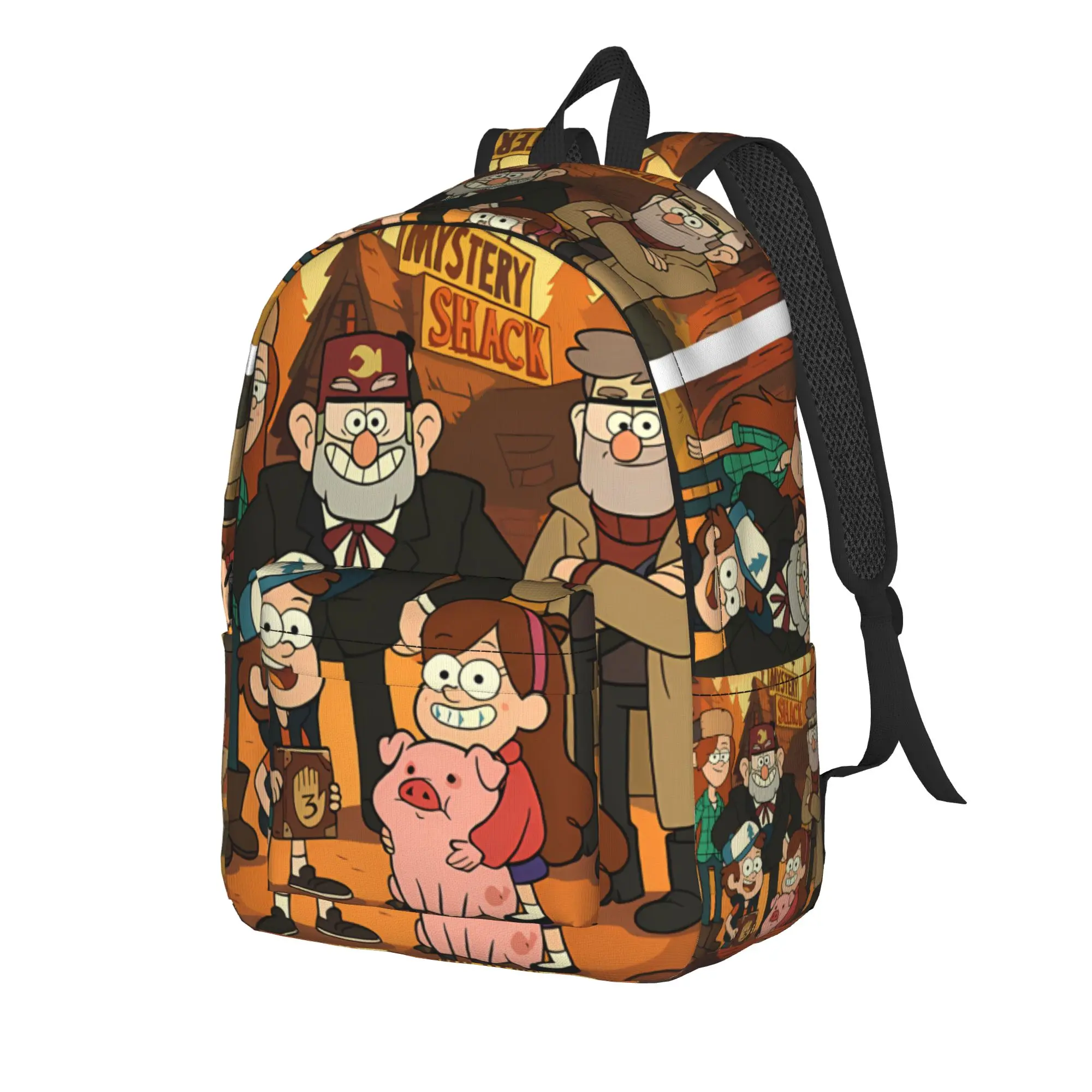 Backpack Gravitys Anime Falls Male Polyester Travel Backpacks Soft Funny School Bags Rucksack