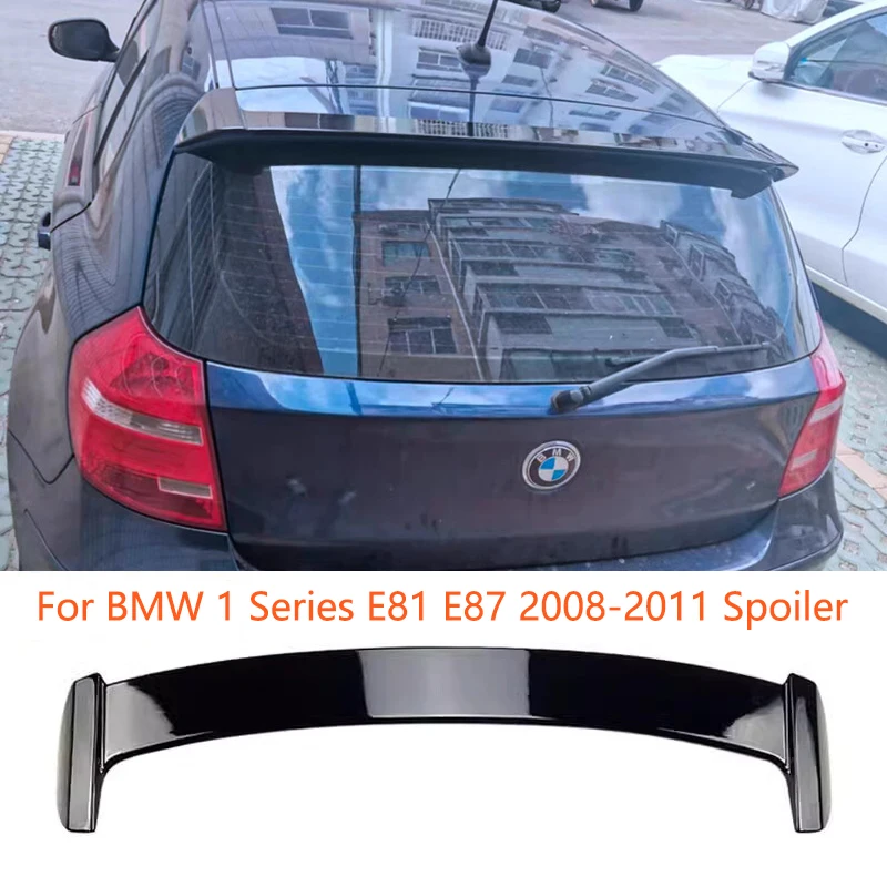 

Задний спойлер для E81, E87, bmw 1 серии 2008-2011, автомобильные задние крылья, спойлеры на крышу, фиксированный ветер из углеродного волокна, аксессуары для украшения автомобиля