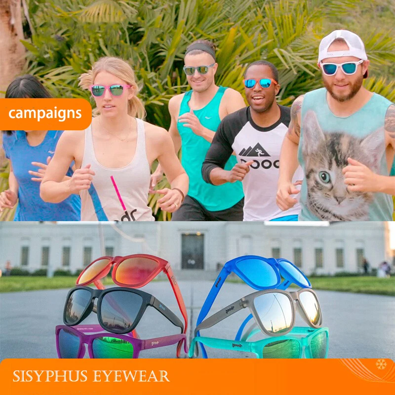 American Luxury Brand Running Glasses Sunglasses Running Marathon Cross-Country Outdoor Non-Slip Sun Protection Polarized