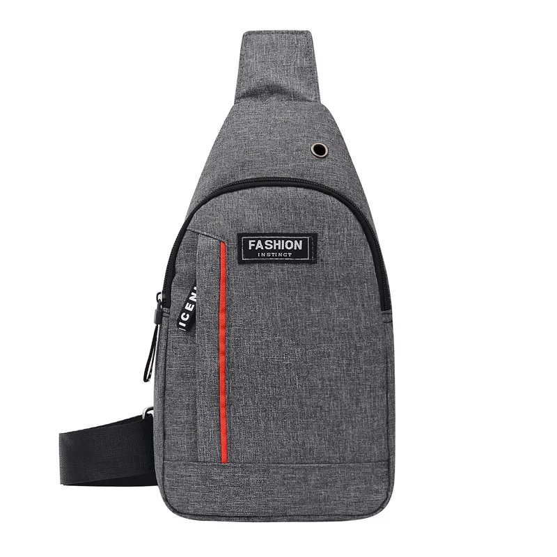 Men Fashion Multifunction Shoulder Bag Crossbody Bag On Casual Travel Sling Bag Pack Oxford Messenger Pack Chest Bag For Male