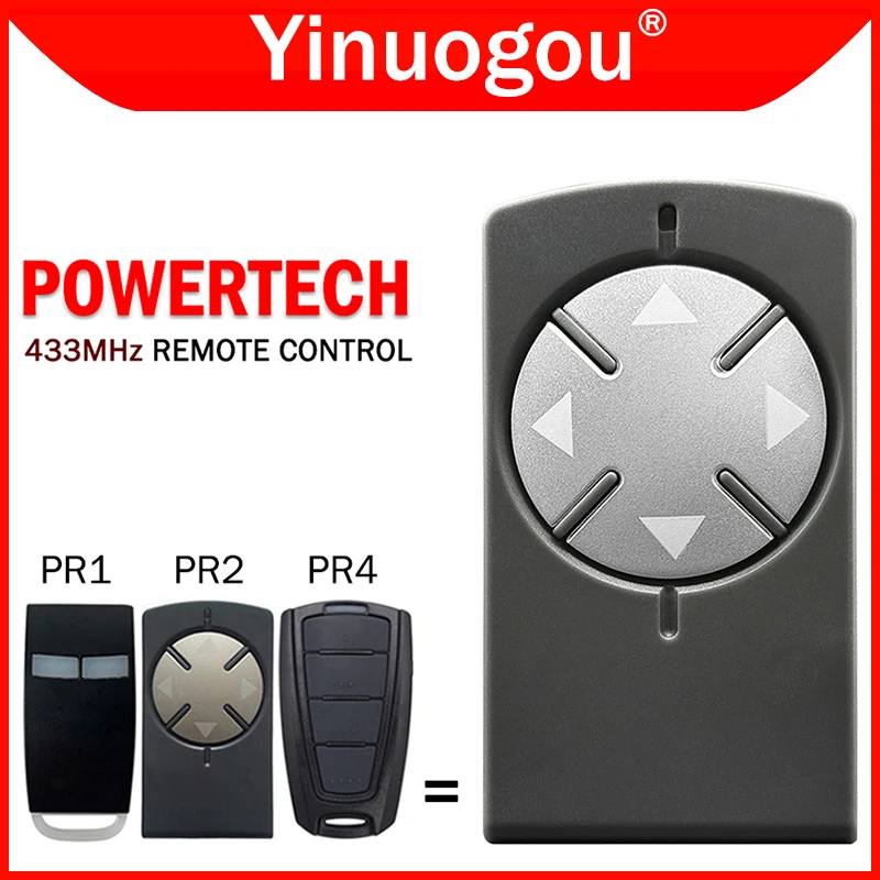 

Powertech PR2 Пульт дистанционного управления 433МГц, совместимый с Powertech PR1 PR2 PR4, передатчик для электрических ворот и гаражных ворот