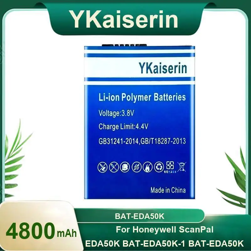 

Ручной терминал, аккумулятор для Honeywell Scanpal EDA50K Bat-EDA50K-1 Bat-EDA50K, продленная производительность, 4800 мАч, портативный