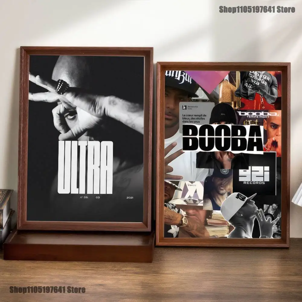 

Rapper B-Booba Poster Prints Wall Art Picture Painting Gift Living Room Restaurant Bar Large Dec Sticker