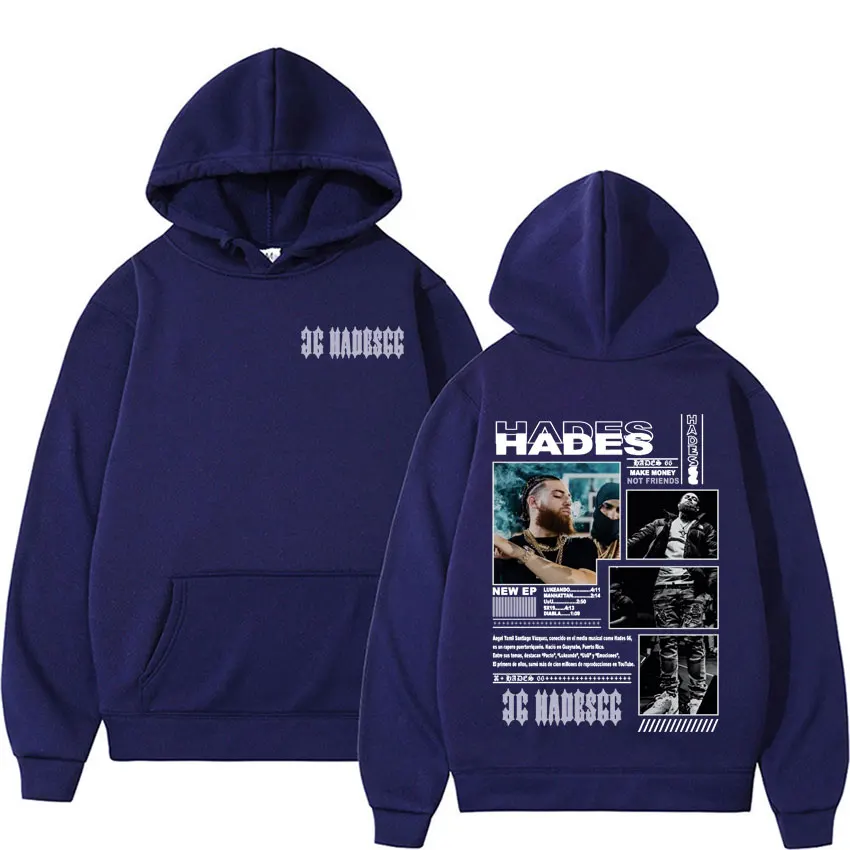 Rapper Hades 66 Make Money Not Friends Album Cover Pullover Hoodies Men Women Harajuku Hip Hop Street Pop Music Hoody Sweatshirt