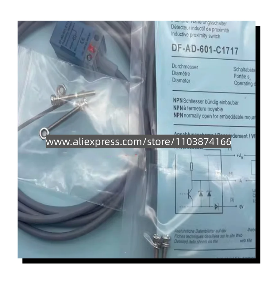 Novo interruptor de proximidade 6pcs, df-ad-601-c1717 df-ad-613-c1717 df-ad-611-c1717