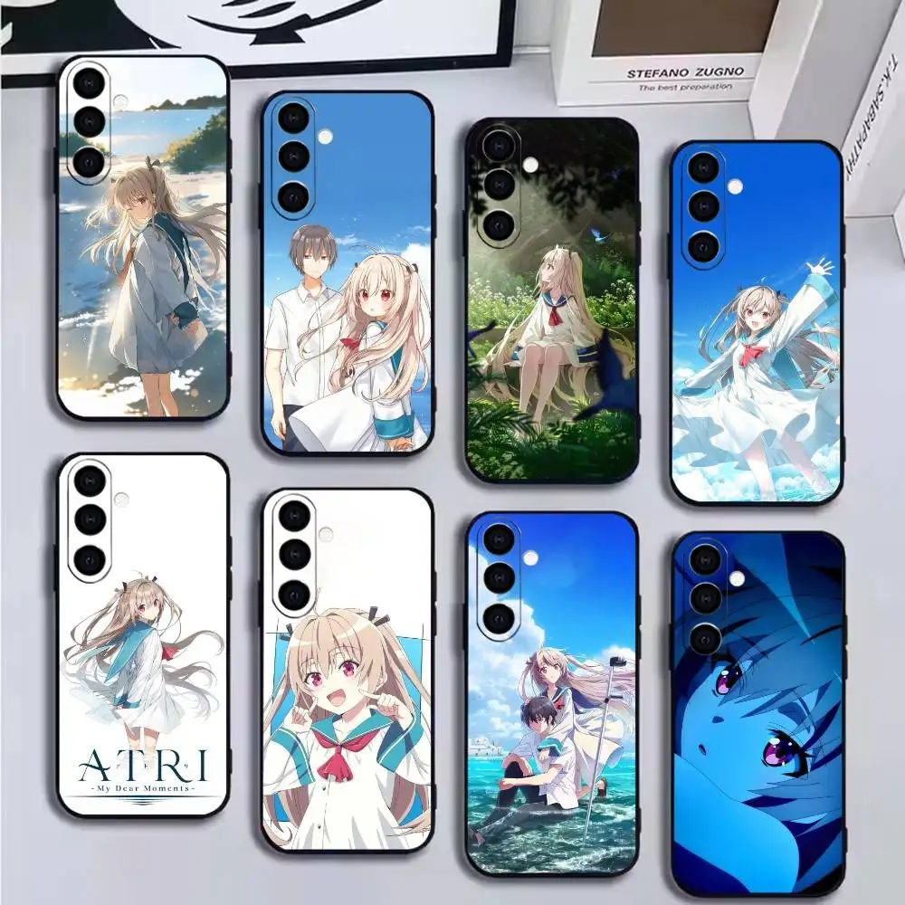 ATRI My Dear Moments Phone Case For Samsung Galaxy A20,21s,22,31,32,52,53,72,73,80,91 Soft Black Shell