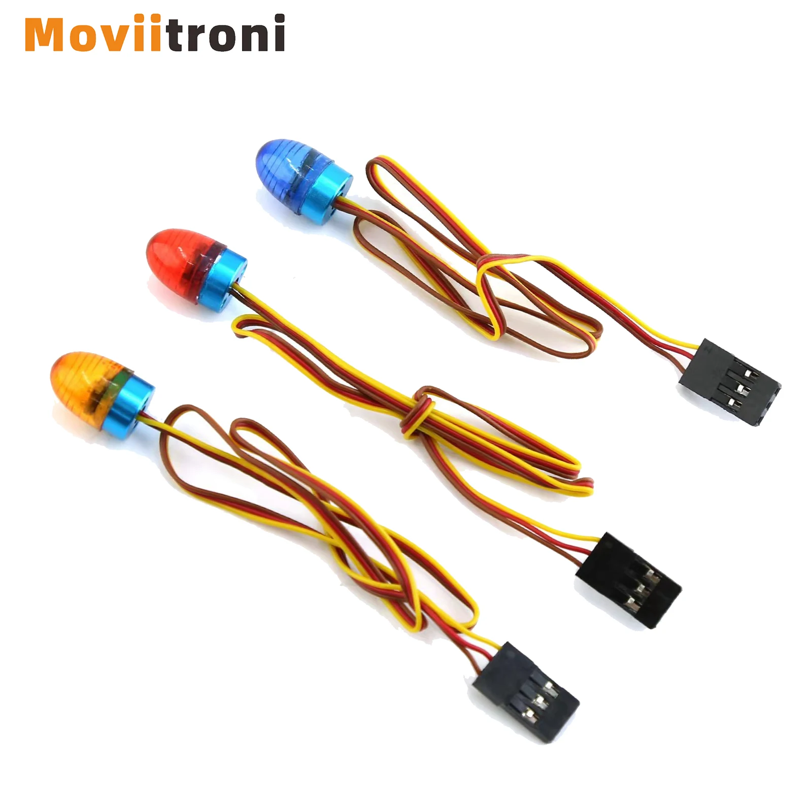 RC Flashing LED Lights Rotating Beacon Lamp Compatible with Traxxas TRX4 SCX10 1/10 RC Crawler Engineering Excavator Car