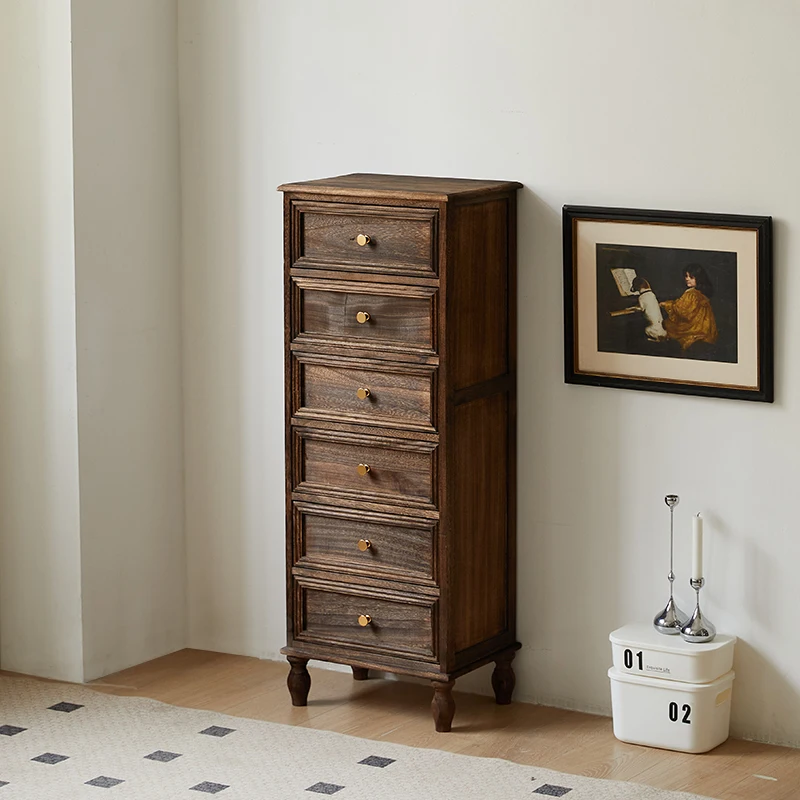 الأمريكية خمر خشبية 5-دراز مضمد 45 سنتيمتر خزانة جانبية لغرفة النوم متعددة الوظائف سميكة الخشب الرقائقي المنظم ‌