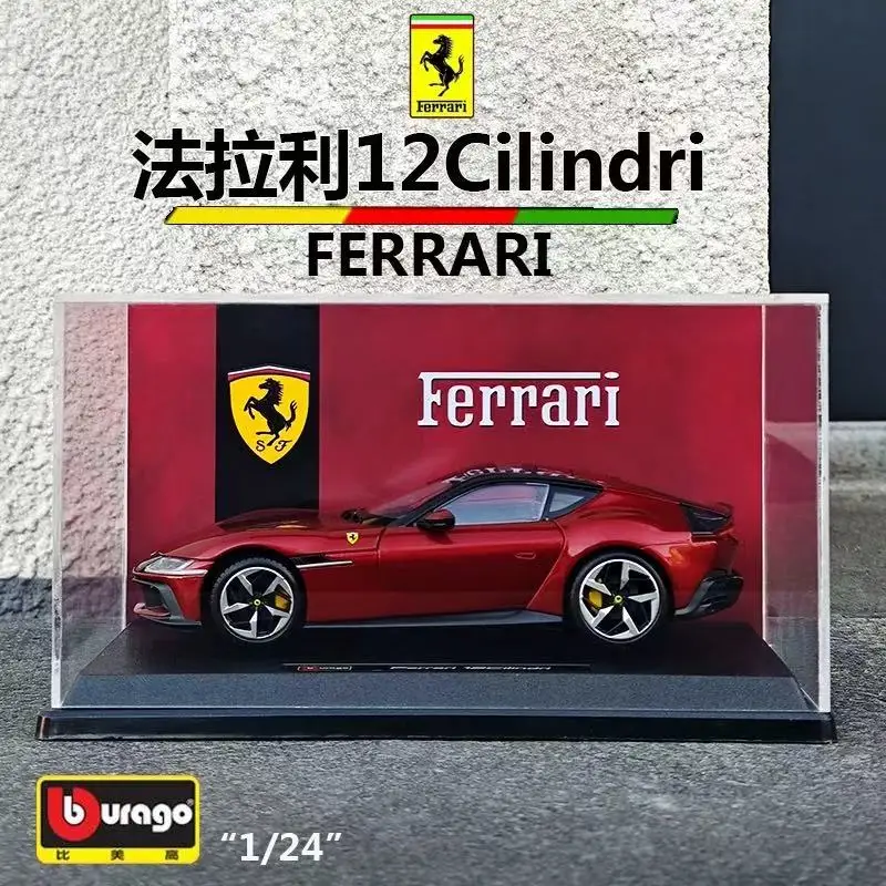 

Bburago 1:24 Ferrari 12Cilindri Alloy Sports Car Model Diecasts Metal Track Racing Vehicles Car Model High Simulation Kids Gifts