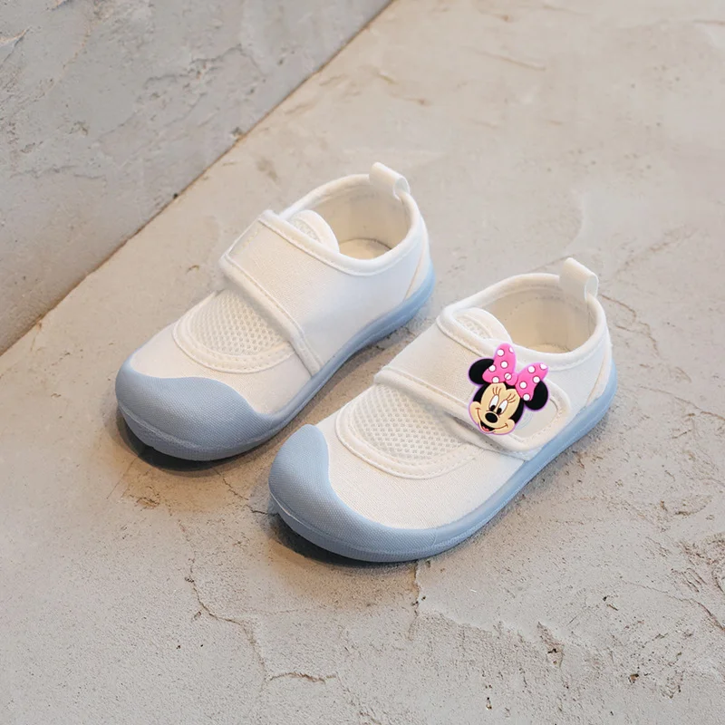 

Disney Children's Canvas Shoes Indoor Anti-kick Girls' Casual Shoes Boys' Baby Toddler Shoes Baby Summer Autumn Spring