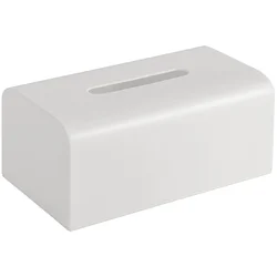 Home White Facial Tissues Arc Curved Bedroom House Accessories Tissue Box Cover White Tissue Case Tissue Dispenser Tissue Holder