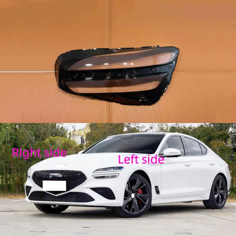 

Для Hyundai Genesis G70 2021 2022 2023 2024 2025 корпус фары автомобиля крышка фары замена абажура линзы фары стекло
